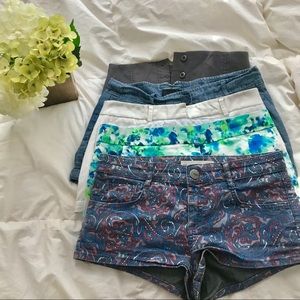 All shorts topshop, xxi, forever21